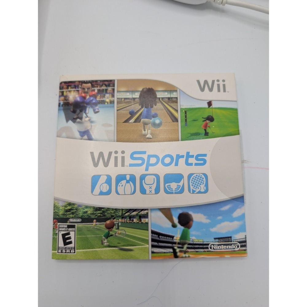 Nintendo Wii Console Bundle White 2 Wiimote 2 Nunchuk Sensor Bar Wii Sports - Picture 11 of 13